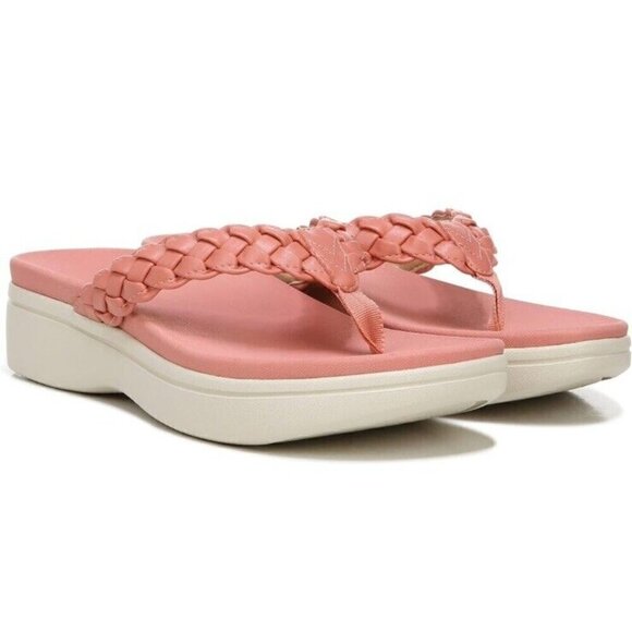 Vionic Sandals Womens Terra Cotta‎ Kenji 11 Leather Slip On New - Picture 2 of 7